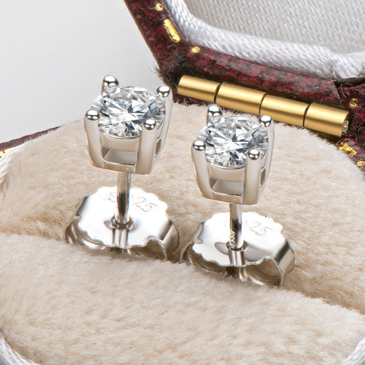 Aretes de Plata Esterlina Chapados en Oro 18K para Mujer - Image 8