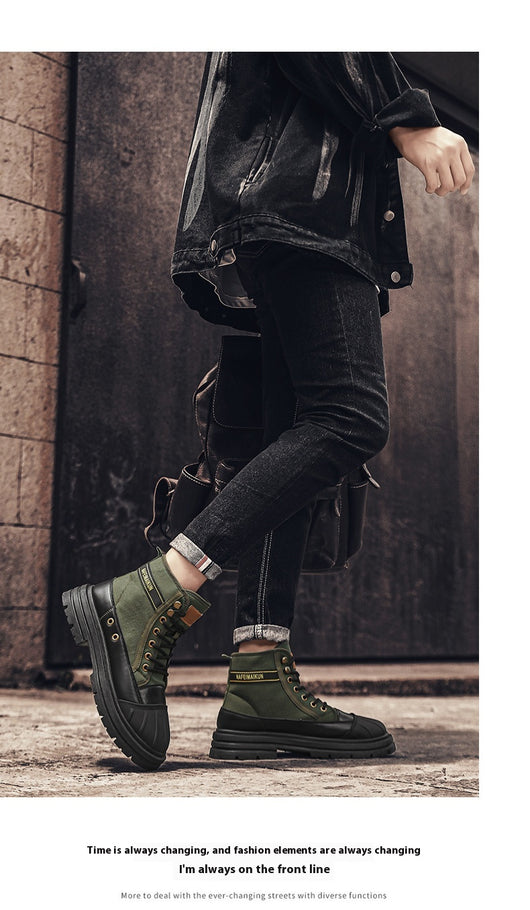 Botas Martin Altas Estilo Británico para Hombre - Image 15