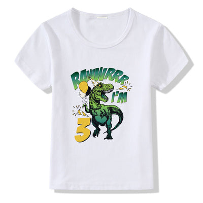 Playera de Cumpleaños Números 1-9 para Niños - Image 13