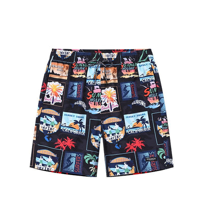 Shorts de Playa para Parejas con Estampado Digital de Secado Rápido - Image 5