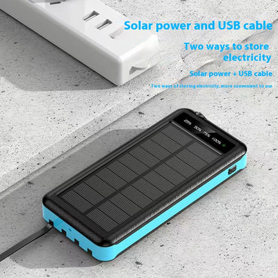 Cargador Solar Portátil Resistente al Agua con Cable - Image 18