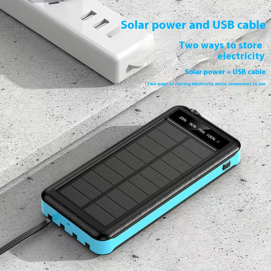 Cargador Solar Portátil Resistente al Agua con Cable - Image 18