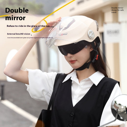 Casco Eléctrico Inteligente con Protección Solar para Hombre y Mujer - Image 2