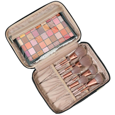 Bolsa de Cosméticos Doble Compartimiento Portátil - Image 3