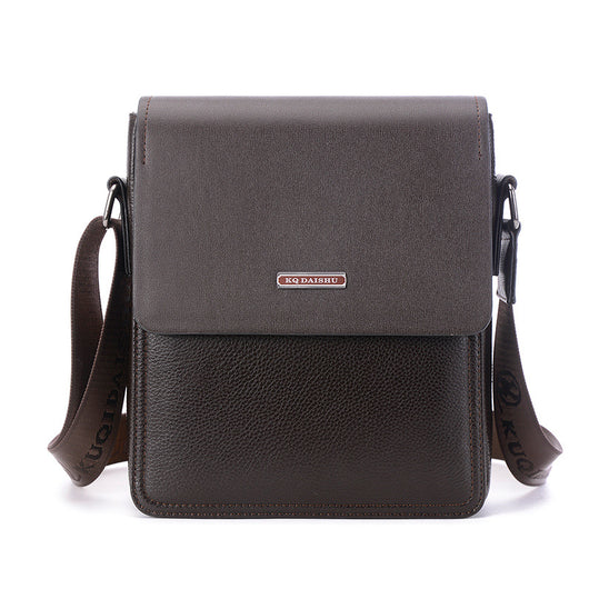 Maletín Messenger de Cuero Kanguro - Bolso Profesional Vertical para Hombre