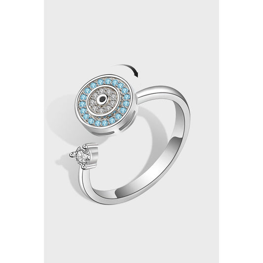 Anillo Giratorio de Plata Esterlina S925 Diseño Europeo - Image 2