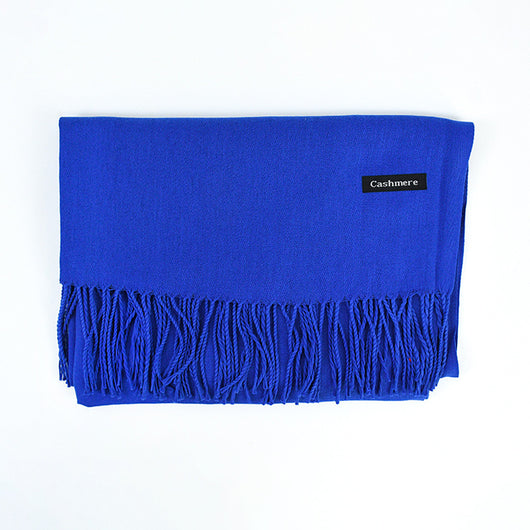 Bufanda Ligera de Color Liso con Flecos Elegantes - Image 7