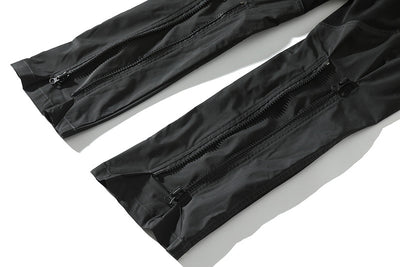 Pantalones Casuales con Cierre Trasero y Costura de Nylon - Image 20
