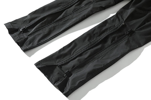 Pantalones Casuales con Cierre Trasero y Costura de Nylon - Image 20