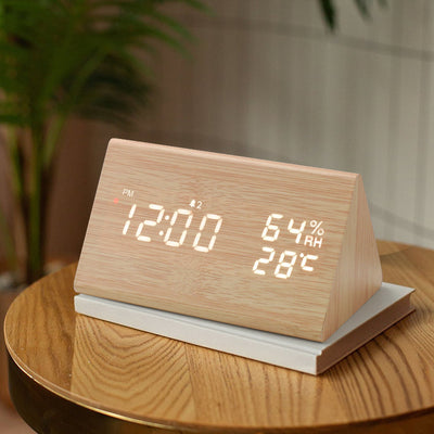 Reloj Digital LED con Control Remoto, Temperatura y Humedad - Image 10