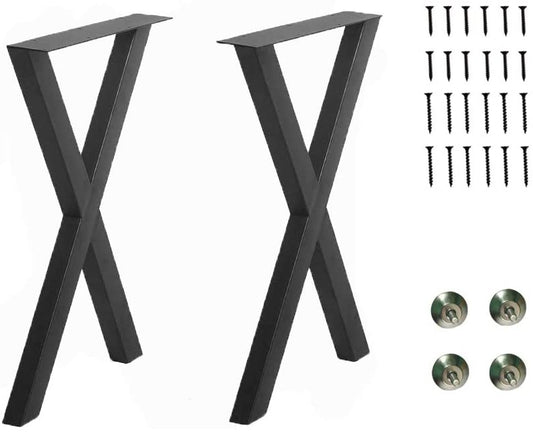 Patas de Mesa de Metal Minimalista - Soporte Resistente para Escritorio y Muebles
