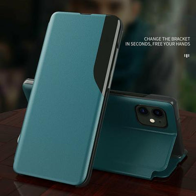 Funda Magnética con Soporte Lateral para Teléfono - Protección Premium en Cuero - Image 19
