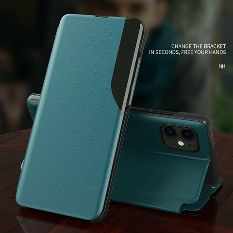 Funda Magnética con Soporte Lateral para Teléfono - Protección Premium en Cuero - Image 19