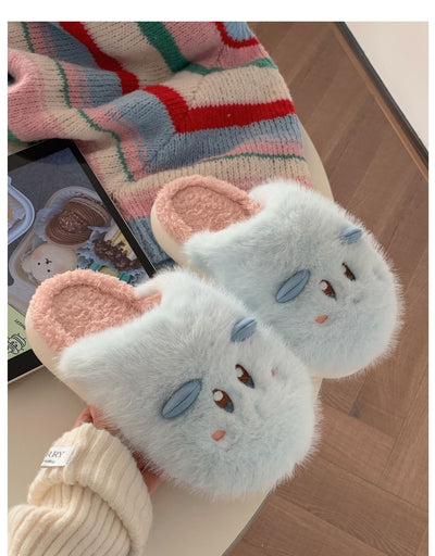 Pantuflas de Algodón con Diseño Cartoon para Estudiantes - Invierno - Image 11