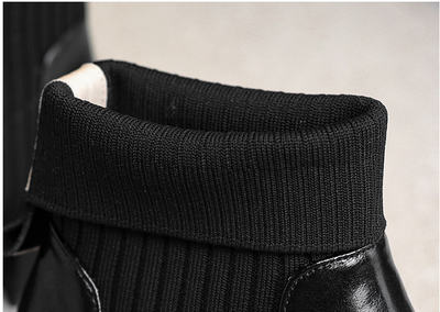 Botas Cortas Mujer Tacón Grueso Punta Cuadrada Diseño Moderno - Image 17