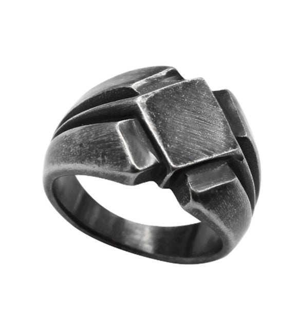 Anillo Punk Vintage para Hombre - Estilo Casual y Rebelde