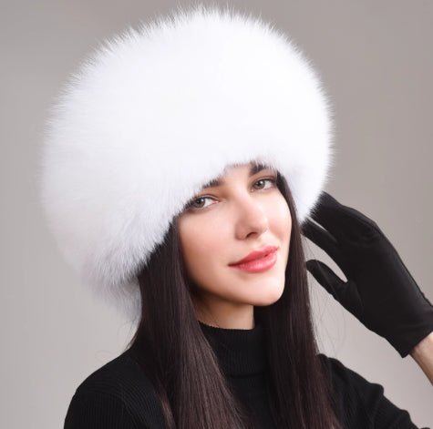 Gorro de Cuero Genuino Étnico para Invierno con Protección de Orejas - Image 12