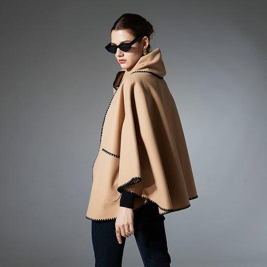 Chal Pashmina Camel Premium para Otoño e Invierno con Bolsillos - Image 2