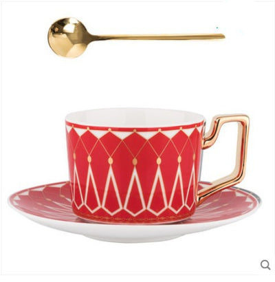 Set de Taza de Té Negro Aromático de Lujo para la Tarde - Image 9