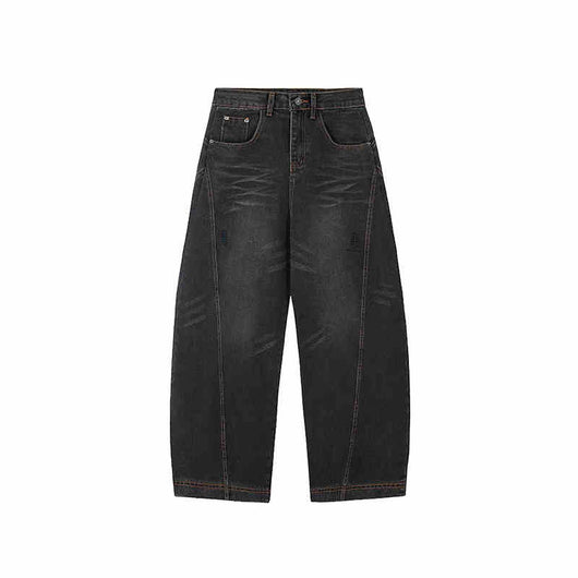 Pantalones Jeans Rectos Anchos Vintage Efecto Caída - Image 5
