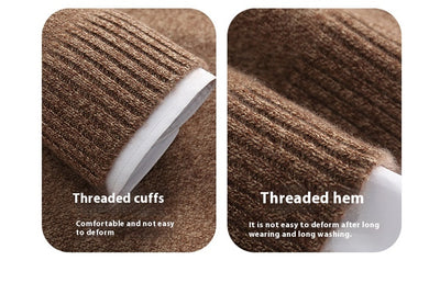 Abrigo de Cuello Alto en Cashmere para Hombre - Otoño e Invierno - Image 23