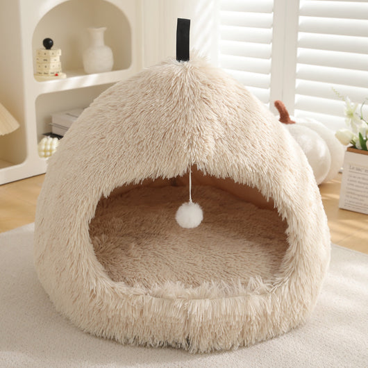 Cama Térmica Acogedora para Gatos - Nido Peluche Invierno - Image 11