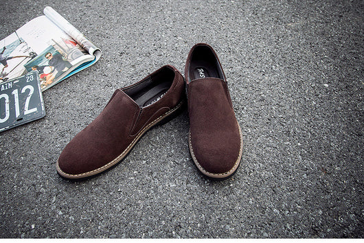 Zapatos Casuales de Cuero para Hombre con Punta Redonda Acolchada - Image 7