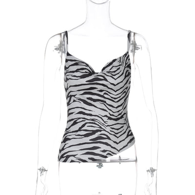 Top Camisola Escotado con Estampado y Cuello Halter - Image 6