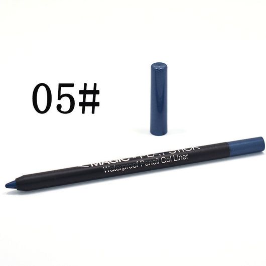 Lápiz Delineador 12 Colores Perla para Ojos - Línea de Agua Sedosa - Image 14
