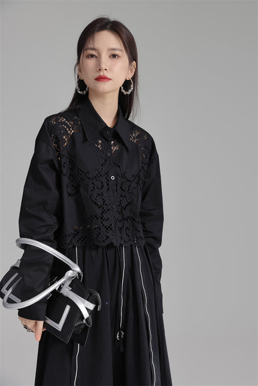 Blusa Calada de Crochet para Mujer - Colección Otoño - Image 19