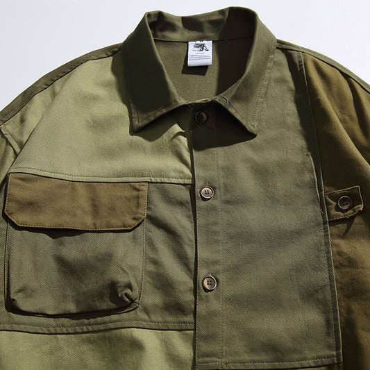 Camisa Militar Suelta Casual para Hombre - Estilo Montaña - Image 2