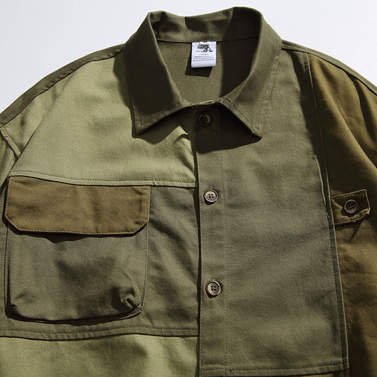 Camisa Militar Suelta Casual para Hombre - Estilo Montaña - Image 2