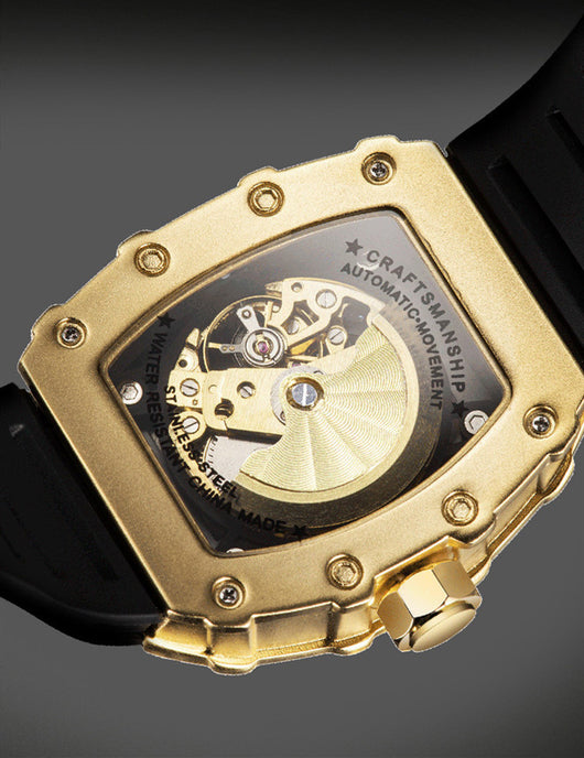 Reloj Automático Mecánico con Fondo Transparente - Image 7