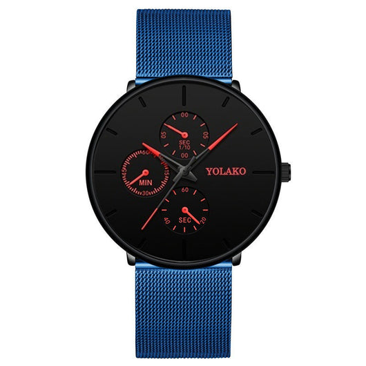 Reloj para hombre con correa de malla ultradelgada - Image 8