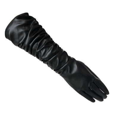 Guantes Largos de Cuero PU con Pantalla Táctil - Diseño Leopardo Sexy para Invierno - Image 9