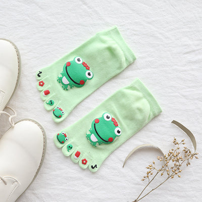 Calcetines de Algodón para Niño con Diseño de Rana - Dedos Separados Primavera Otoño - Image 6