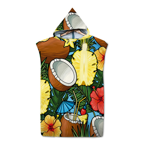 Poncho Toalla de Playa con Capucha - Protección Solar y Cambio Rápido - Image 28