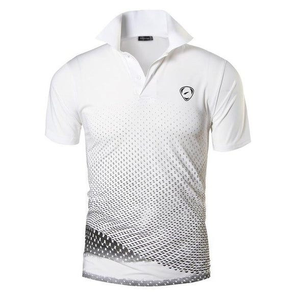 Red Short Sleeve Sport Polo for Golf and Tennis