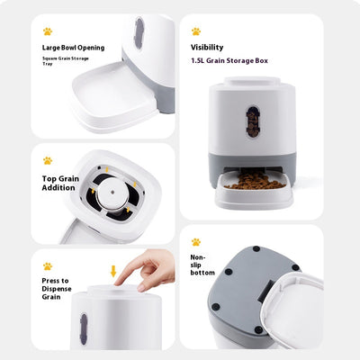 Comedero Automático Interactivo para Mascotas con Juegos Educativos - Image 3