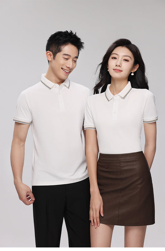 Polo de Verano Unisex con Encaje en Solapa de Algodón Premium - Image 21