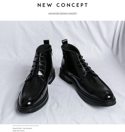 Botas Martin Altas de Invierno para Hombre - Estilo Británico Versátil - Image 12