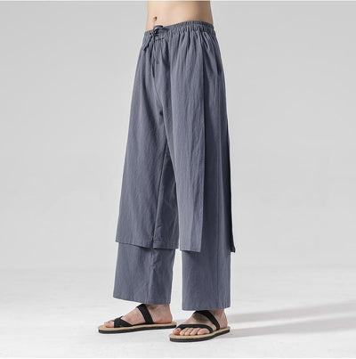 Pantalones Casuales de Algodón y Lino para Verano - Image 15