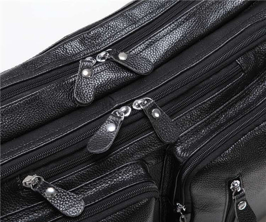 Bolso Multifuncional de Cuero para Hombre - Image 16