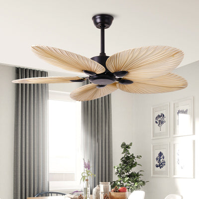 Ventilador de Techo Kwai Leaf Light con Diseño Tradicional - Image 12