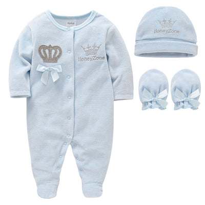 Pijama Enterizo de Terciopelo para Bebé - Image 8