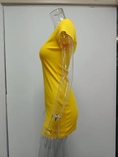 Vestido Corto con Botones de Corte Cadera - Estilo Europeo y Americano - Image 37