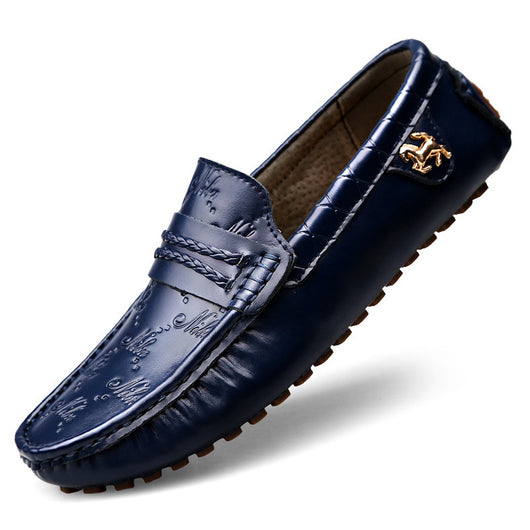 Mocasines de Cuero Auténtico Talla Grande para Conducir Hombre - Image 13