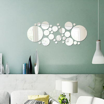Espejo de Pared 3D con Círculos - Decoración Acrílica Estéreo - Image 12