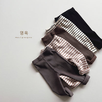 Leggings Infantiles a Rayas - Pantalones Ajustados Cómodos para Niños