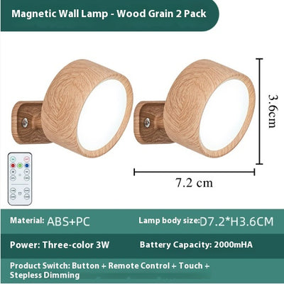 Lámpara de Noche Táctil con Cargador USB y Luz de Lectura Portátil - Image 6